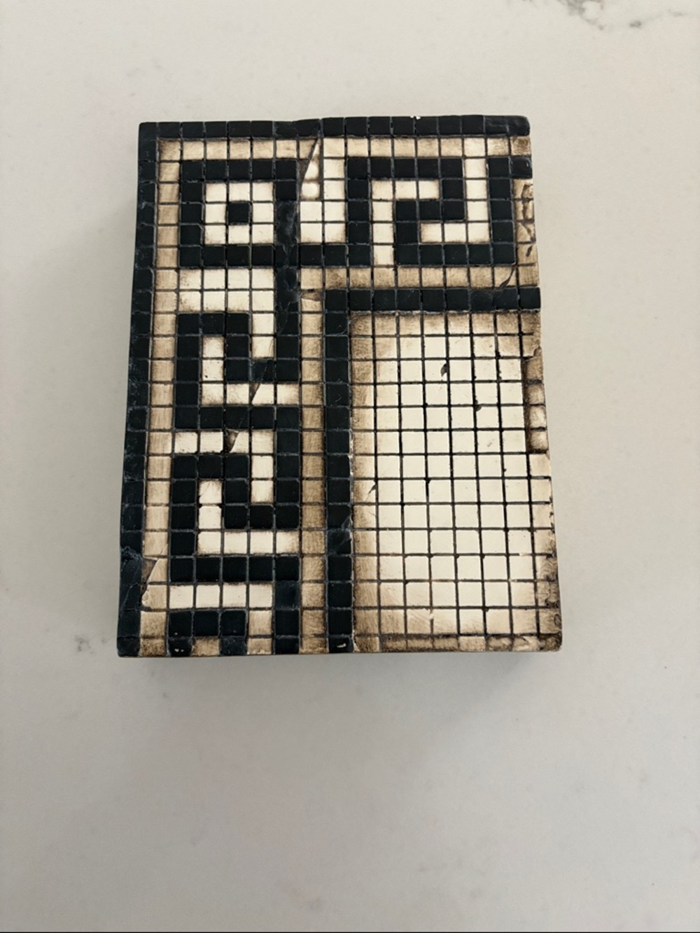 Sid Dickens Black and White Crest Memory Block